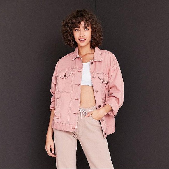 BDG Pink Denim Jacket - Picture 2 of 7